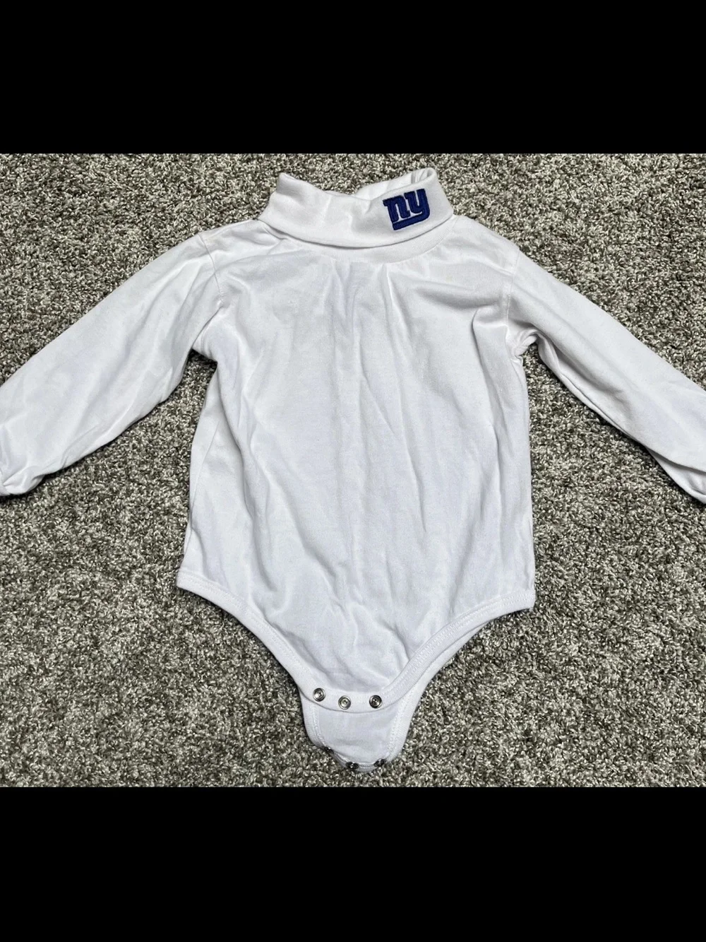 NFL New York Giants Baby Cheer Outfit Bundle Dress & Turtleneck 18M